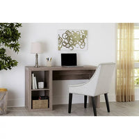 Load image into Gallery viewer, Timeless Rustic Gray Cube Storage Office Desk
