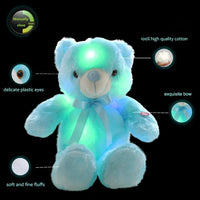 Load image into Gallery viewer, Light Up Bear LED Bear Stuffed Animals with Bowtie Glow Bear Plush Toys Doll Gifts Valentine&#39;s Day Christmas Birthday 12 Inch
