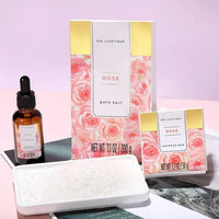Load image into Gallery viewer, Spa Gift Baskets Set for Women - 15 Pcs Rose Bath Gift Bag for Christmas, Luxury Relaxing Home Spa Kit
