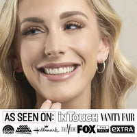 Load image into Gallery viewer, Bianca 18k White Gold Plated Silver Hoop Earrings
