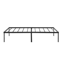 Load image into Gallery viewer, Heavy Duty 14&quot; Steel Slat Platform Bed Frame Twin Full Queen King Size Black
