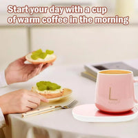 Load image into Gallery viewer, Cozy Coffee Mug Warmer Set
