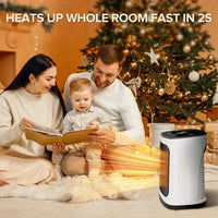 Load image into Gallery viewer, Compact Space Heater with Thermostat

