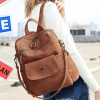 Load image into Gallery viewer, Stylish Waterproof PU Leather Backpack Purse
