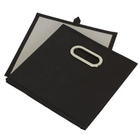 Load image into Gallery viewer, Space-Saving Black Fabric Storage Cubes Set of 6

