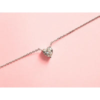 Load image into Gallery viewer, Gorgeous 1 Carat Heart Cut Moissanite Pendant Necklace
