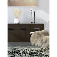 Load image into Gallery viewer, 14&quot; Artificial Pampas in White Ceramic Vase, Boho Home Decor
