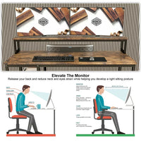 Load image into Gallery viewer, Industrial Computer Desk 55
