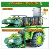 Load image into Gallery viewer, Dinosaur Toy for Kids 3-5 5-7, Dinosaur Truck Carrier Car, Monster Truck with Dinosaur Toys for Boys, Dino Transport Cars Playset Gift for Boys
