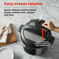 Load image into Gallery viewer, Chef Series 6 Qt Pressure Cooker Multi-Cooker
