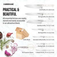 Load image into Gallery viewer, 14-Piece Triple Rivet Kitchen Knife Set
