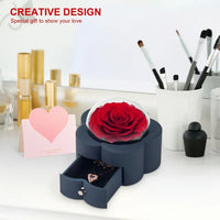 Load image into Gallery viewer, Preserved Flowers whit high-end rose necklace gift box
