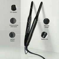 Load image into Gallery viewer, 0.3&quot; Titanium Pencil Flat Iron
