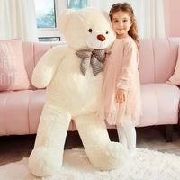 Load image into Gallery viewer, Giant Teddy Bear Stuffed Animal Plush Toy, Large Jumbo 47&quot; White Huge Cute Soft Toys
