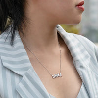 Load image into Gallery viewer, MOM Moissanite Pendant Necklace
