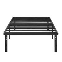 Load image into Gallery viewer, Heavy Duty 14&quot; Steel Slat Platform Bed Frame Twin Full Queen King Size Black
