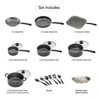 Load image into Gallery viewer, Tramontina Primaware 18 Piece Non-stick Cookware Set
