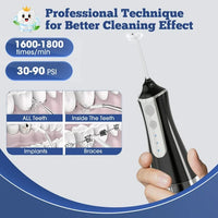 Load image into Gallery viewer, Water Flosser Cordless Oral Irrigator 3 Modes Rechargeable Teeth Cleaner
