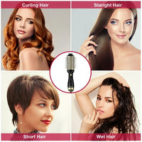 Load image into Gallery viewer, Hair Dryer Brush 4-in-1 Volumizer Ionic Ceramic Titanium Barrel
