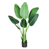 Load image into Gallery viewer, Tropical Paradise Artificial Bird of Paradise Plant - 4ft Fake Palm Tree
