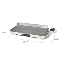 Load image into Gallery viewer, XL 12&quot; x 22&quot; Non-Stick Electric Griddle
