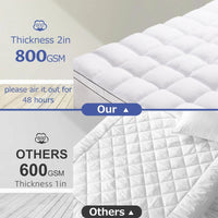 Load image into Gallery viewer, Extra Thick Cooling Mattress Topper Pad Cover
