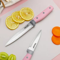 Load image into Gallery viewer, Pink Knife Block Set with Universal Holder
