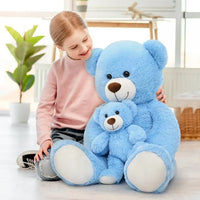 Load image into Gallery viewer, Mommy and Baby Giant Teddy Bear 39&quot; Bear Stuffed Animal Plush Toy
