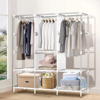 Load image into Gallery viewer, Portable Clothes Organizer Wardrobe Closet - 50x17x67inch
