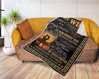 Load image into Gallery viewer, To My Wife Fleece Blanket
