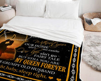 Load image into Gallery viewer, To My Wife Fleece Blanket
