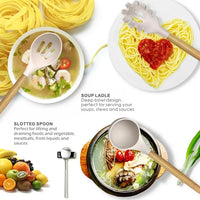 Load image into Gallery viewer, Premium 14-Piece Silicone Cooking Utensil Set with Wooden Handles
