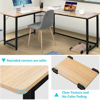 Load image into Gallery viewer, Space-Saving L-Shaped Computer Desk for Home Office Workstation
