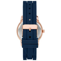 Load image into Gallery viewer, Women&#39;s Blue Silicone Strap Wristwatch
