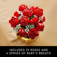 Load image into Gallery viewer, LEGO Icons Bouquet of Roses, Home Décor Artificial Flowers
