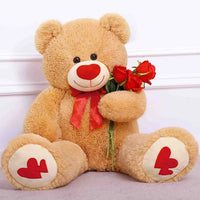 Load image into Gallery viewer, 35.4&quot; Giant Teddy Bear with Big Footprints Plush Stuffed Animals
