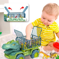Load image into Gallery viewer, Dinosaur Toy for Kids 3-5 5-7, Dinosaur Truck Carrier Car, Monster Truck with Dinosaur Toys for Boys, Dino Transport Cars Playset Gift for Boys
