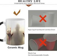 Load image into Gallery viewer, 11oz Zombie Heat-Sensitive Color Changing Halloween Mug
