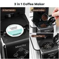 Load image into Gallery viewer, 3-in-1 Single Serve Coffee Maker for K-Cup Pods &amp; Ground Coffee
