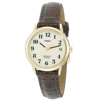 Load image into Gallery viewer, Timex Women&#39;s Easy Reader Date Brown/Gold 25mm Leather Watch
