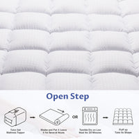 Load image into Gallery viewer, Extra Thick Cooling Mattress Topper Pad Cover
