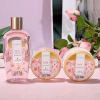 Load image into Gallery viewer, Spa Gift Baskets Set for Women - 15 Pcs Rose Bath Gift Bag for Christmas, Luxury Relaxing Home Spa Kit
