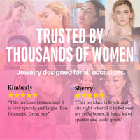 Load image into Gallery viewer, Isabel 18k White Gold Plated Silver CZ Pendant Necklace
