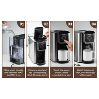 Load image into Gallery viewer, 3-in-1 Single Serve Coffee Maker for K-Cup Pods &amp; Ground Coffee
