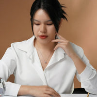 Load image into Gallery viewer, 1 Carat Round Cut Moissanite Solitaire Pendant Necklace
