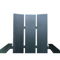 Load image into Gallery viewer, Elegant Black Outdoor Adirondack Chair - Modern Design &amp; Acacia Wood

