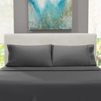 Load image into Gallery viewer, 1800 Series Deep Pocket Microfiber Queen Sheet Set | Gray
