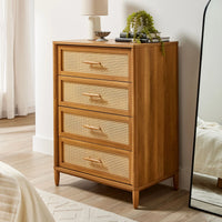 Load image into Gallery viewer, Springwood 4-Drawer Dresser, Tropical Light Honey Finish
