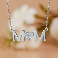 Load image into Gallery viewer, MOM Moissanite Pendant Necklace
