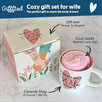Load image into Gallery viewer, Best Wife Ever Coffee Mug and Pink Socks Gifts
